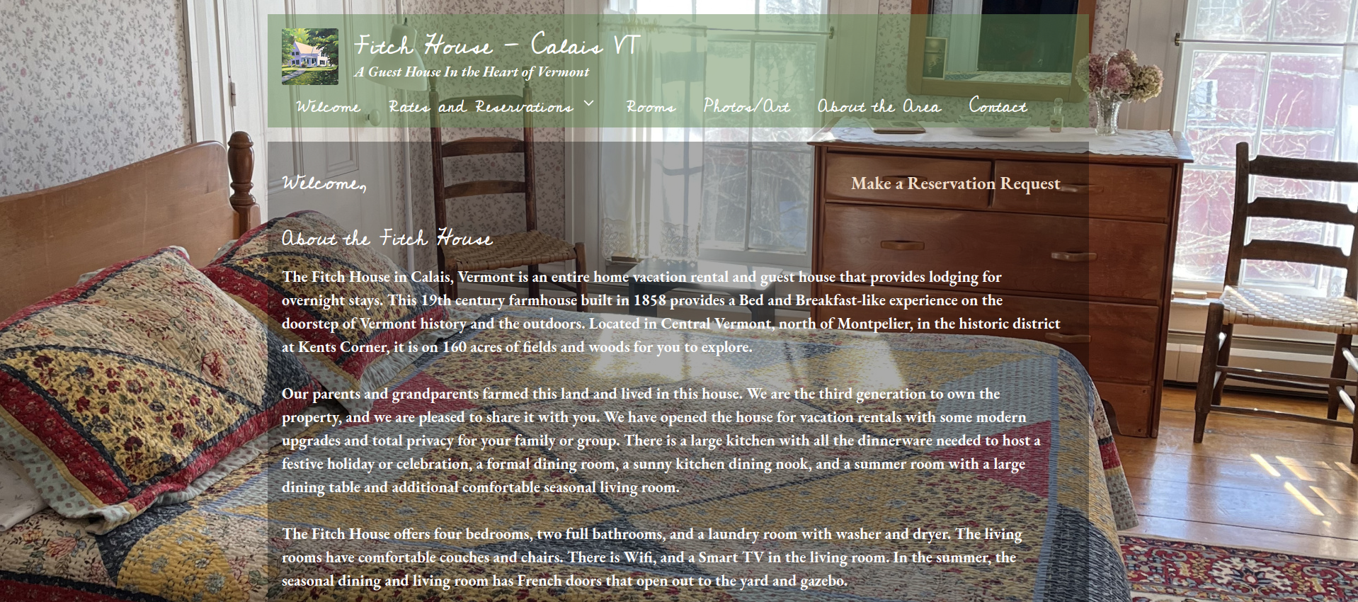 Booking Website by Web Developer and Designer Ben Witte